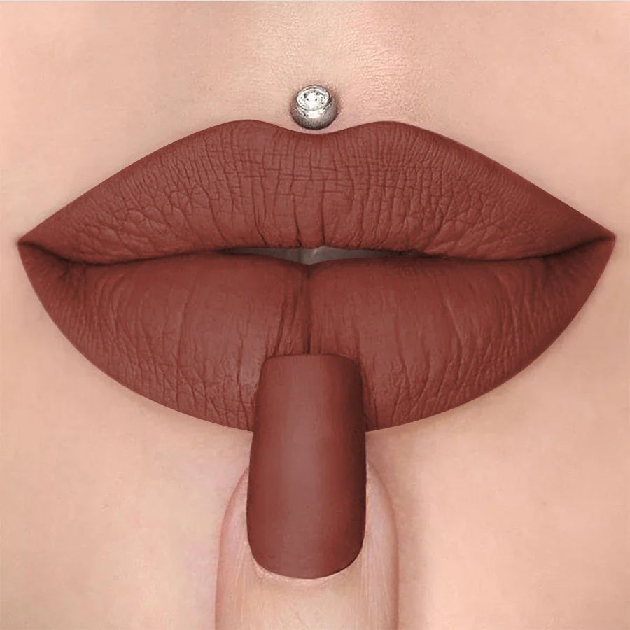 KAFURUX Matte Velvet Lipstick Pen – 15 Shades | Waterproof