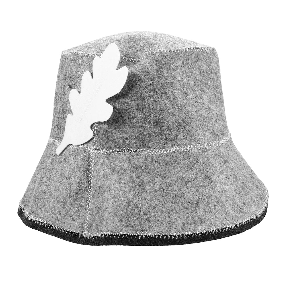 Felt Sauna Cap – Water-Absorbent Bath Hat for Men & Women