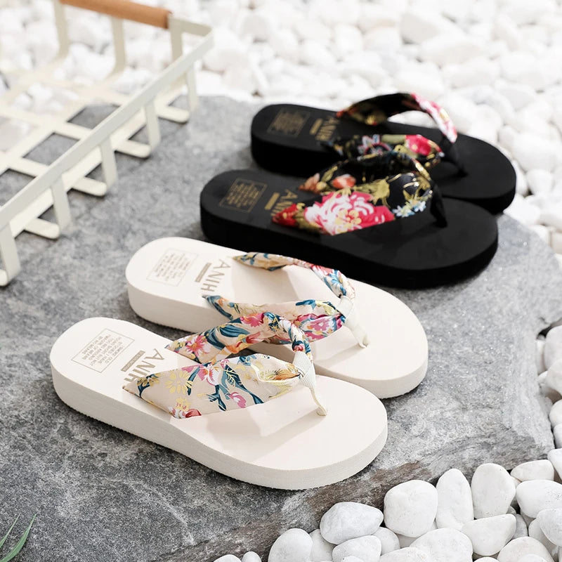 Women's Sequin Flip Flops – Summer Beach Flat Sandals