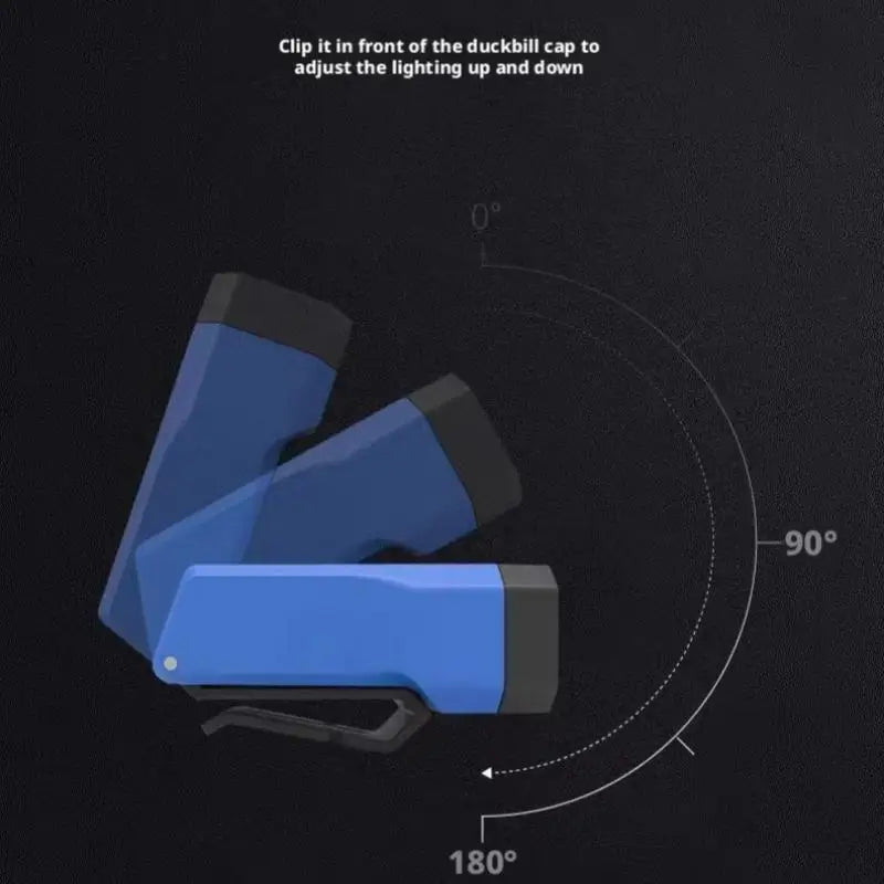 SHINEKNOT Clip-On LED Headlamp | Waterproof USB-C Rechargeable