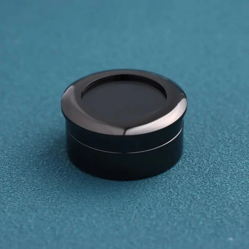 Jewelry Stone Display Box For Round Gems Secure Metal Gift Packaging Storage Organizer For Store Show Engagement Peaceful Pleasures Health and Wellness Black 3.2cm