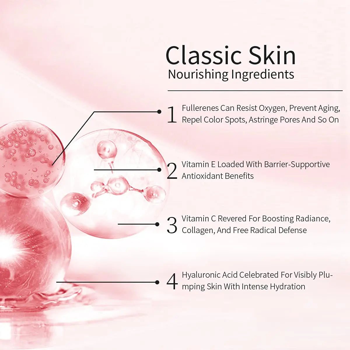 3 Capsules Rose, Squalane Anti-Aging Night Serum for Face Facial Antioxidant Nourishing, Brightening, Moisturizing Skin Repair Peaceful Pleasures Health and Wellness