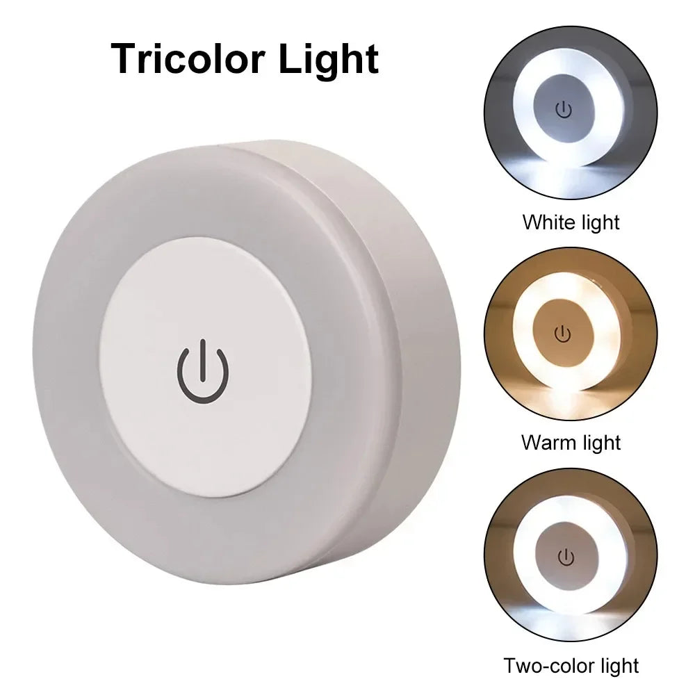 USB Rechargeable LED Touch Night Light | Magnetic Wall Lamp