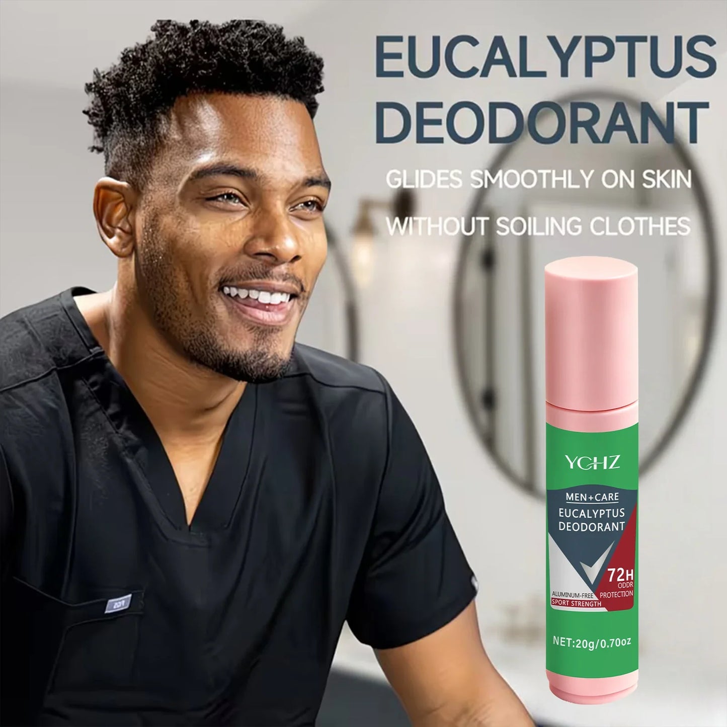 YCHZ 72H Hypoallergenic Deodorant Stick for Men – 20g