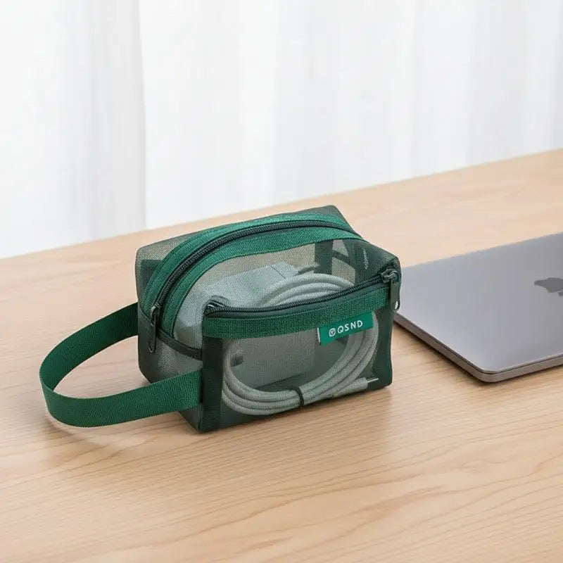 6-Piece Transparent Mesh Travel Organizer Pouches | Storage Set