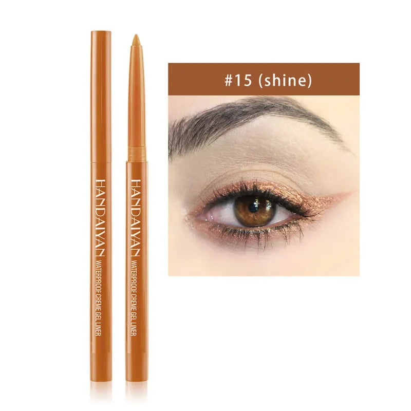 Handaiyan 20-Color Waterproof Matte Gel Eyeliner Pencil