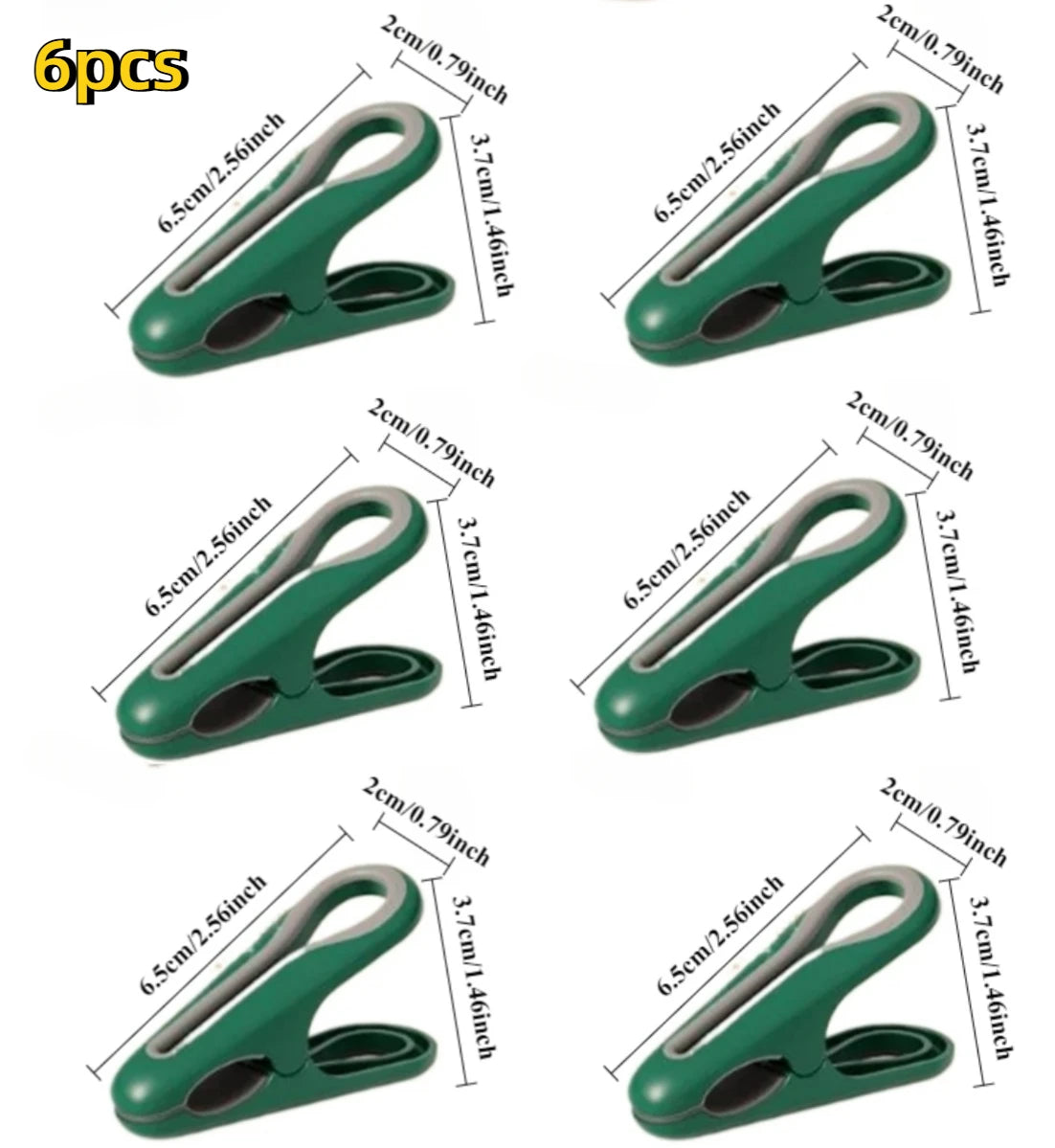 6pcs Clothes Pegs Dry Quilt Single Clothespins Household Cotton Quilt Hanger Fixed Large Windproof Clip Clothe Folder Peaceful Pleasures Health and Wellness green 6pcs