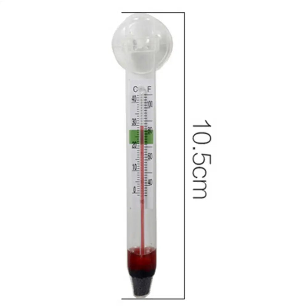 Digital Floating Aquarium Vertical Thermometer with Suction Cup Fish Tank Glass Temperature Measuring Tool Pet Supplies Peaceful Pleasures Health and Wellness 1pcs