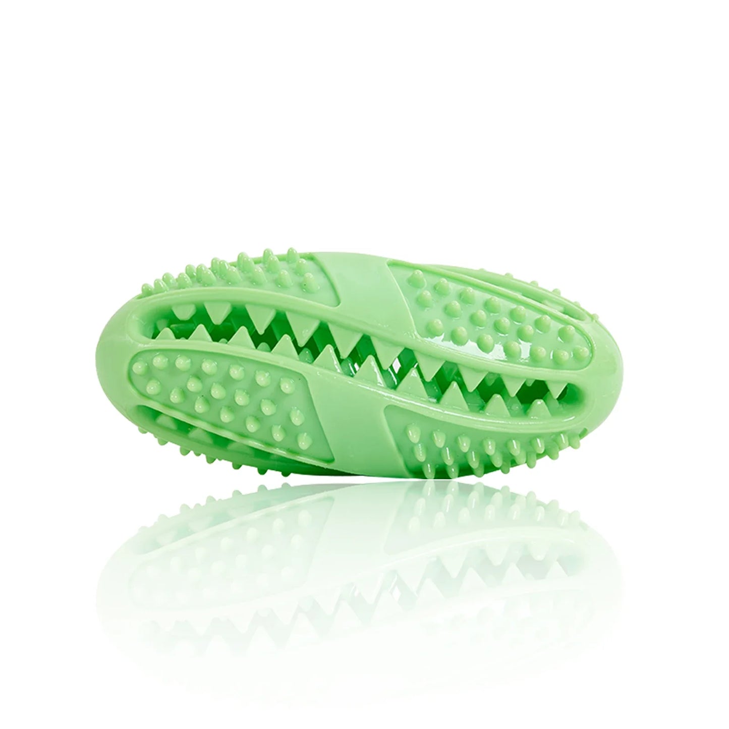 Interactive Rubber Dog Ball – Chew Toy & Food Dispenser
