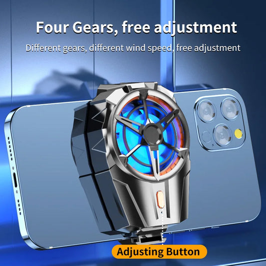 Mobile Phone Cooler Phone Gaming Rechargeable Portable Fan For Phone Cooler For Games Cooler Black Shark Cellphone Accessories Peaceful Pleasures Health and Wellness