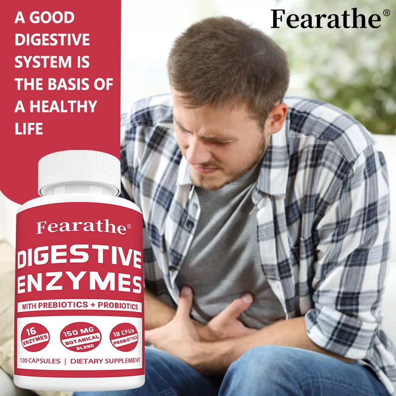 Digestive Enzyme Capsules - with Probiotics & Prebiotics, Support Gut Health, Immune Support, Promote Digestive Health Peaceful Pleasures Health and Wellness