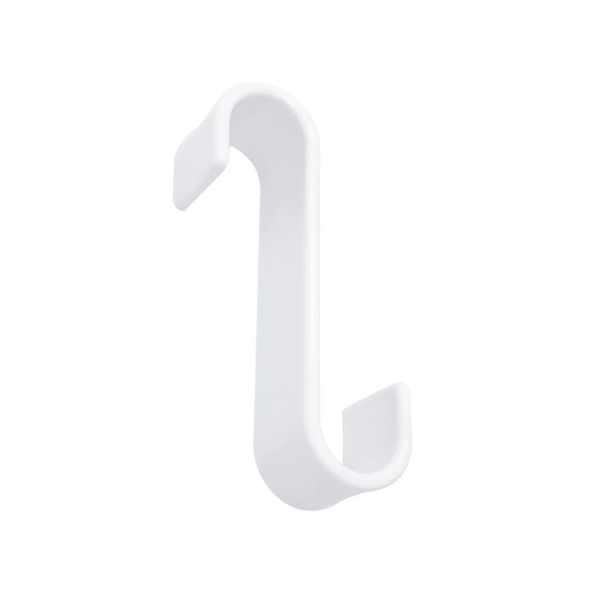 1PCS/4PCS New S-Shape Hooks Hanging Hook for Clothes Bags Towels Home Kitchen Bathroom Storage Rack Holders Hat Storage Hook Peaceful Pleasures Health and Wellness White 1 piece