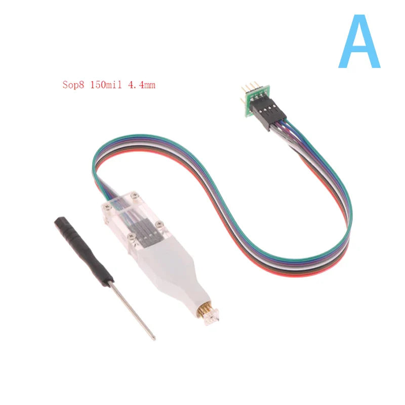 SOP8 WSON Flash EEPROM Chip Burner Cable – Spring Probes
