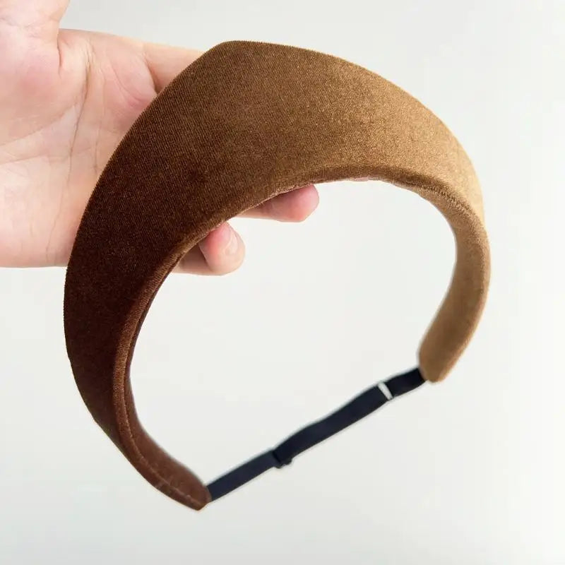 Crown Velvet Headband – Retro Hair Accessory for Women & Girls
