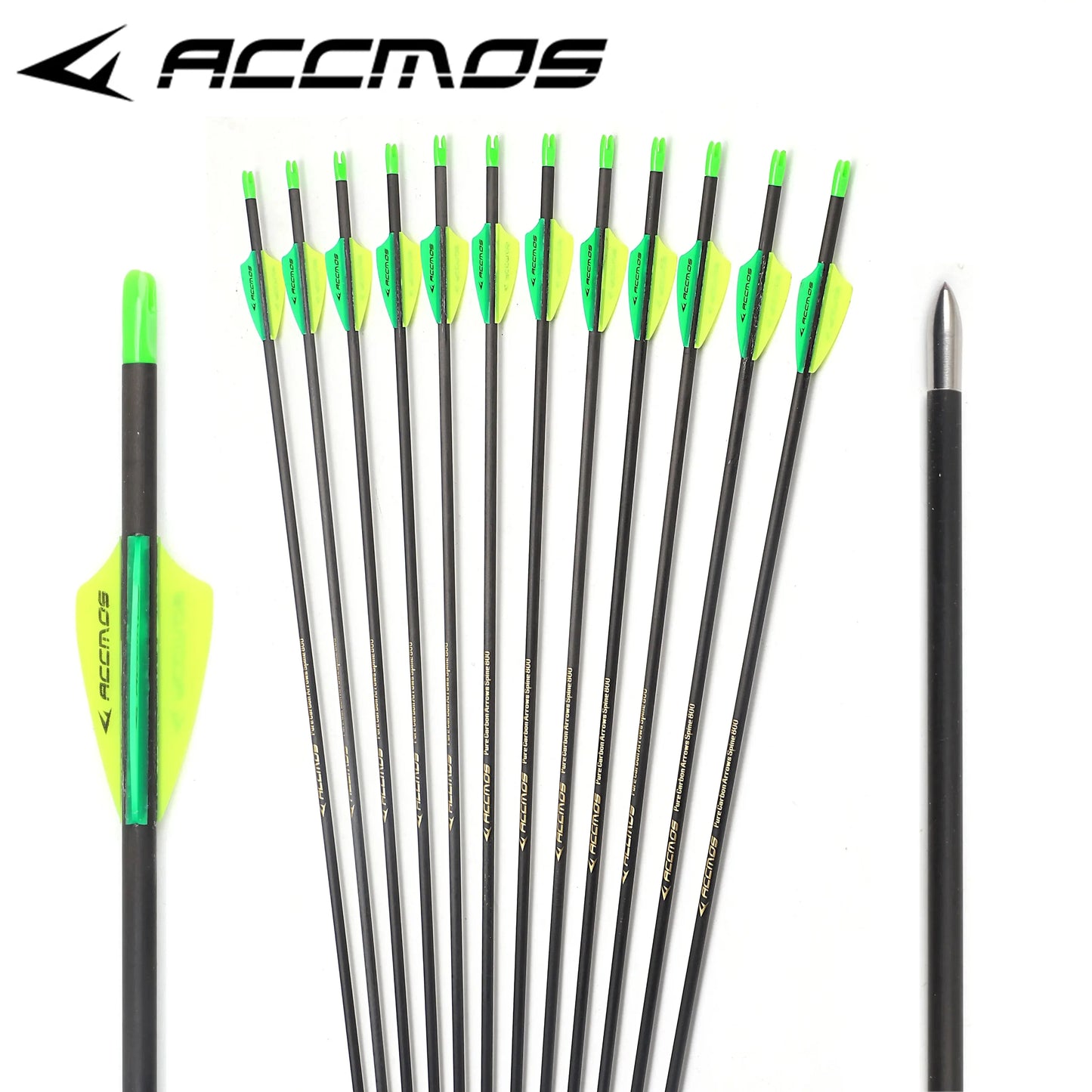 Pure Carbon ID ARROW Spine 250 300 350 400 500 600 700 800 1000