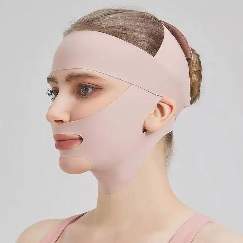 Facial Shaping Band V Line Face Shaper Double Chin Reducer Face Slimming Bandage Shape Lift Face Thining Band Massage Slimmer Peaceful Pleasures Health and Wellness