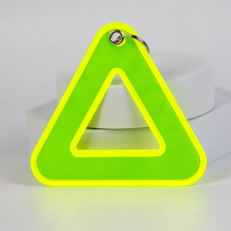 Triangle Reflective Safety Pendant for School Bags & Cycling