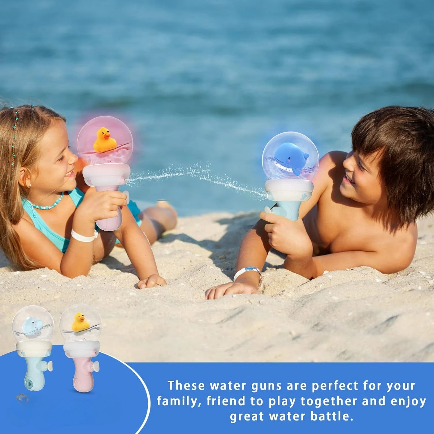 Animal Light-Up Water Gun for Kids | Pool & Beach Squirt Toy