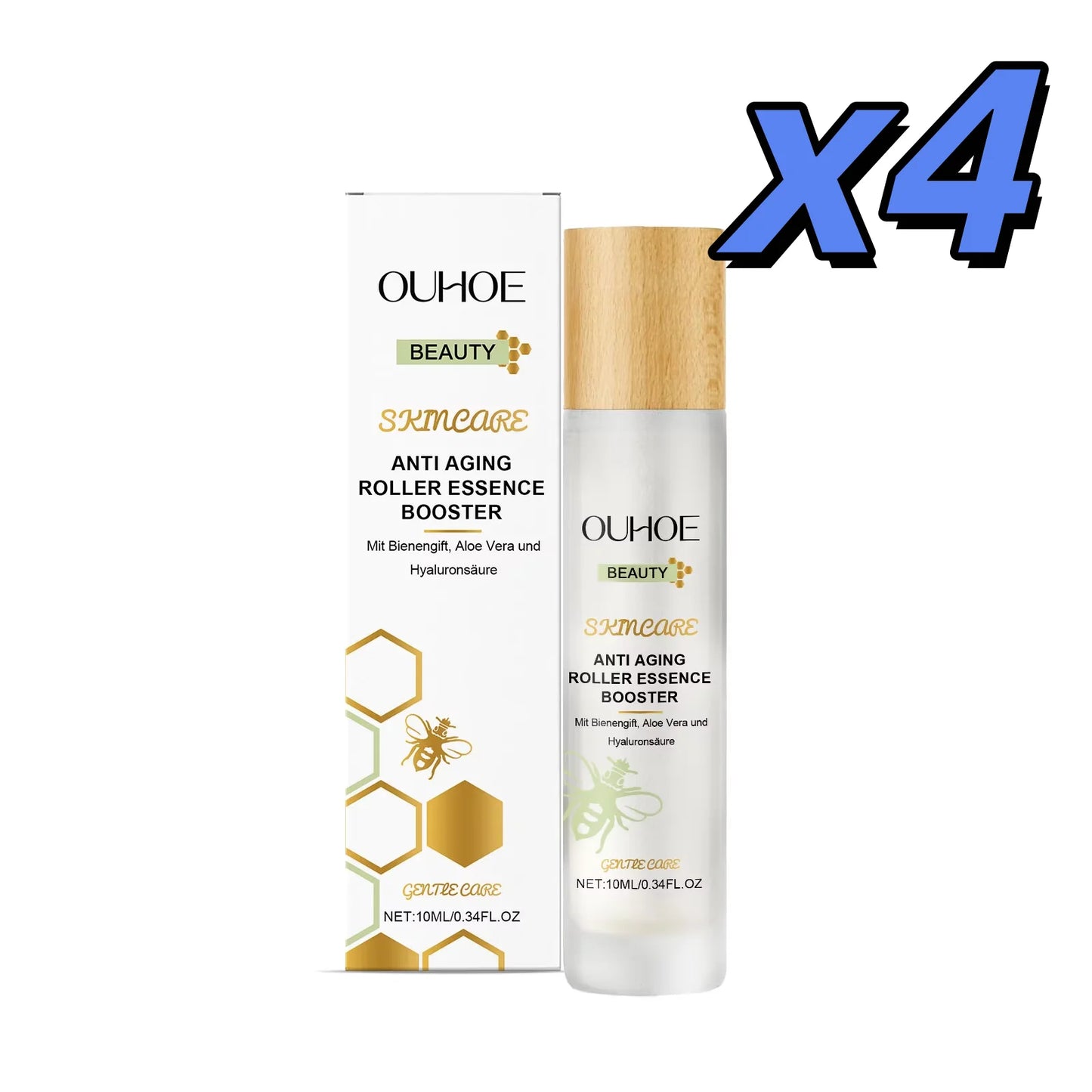 Ouhoe Roller Ball Night Face Serum – Anti-Aging & Moisturizing