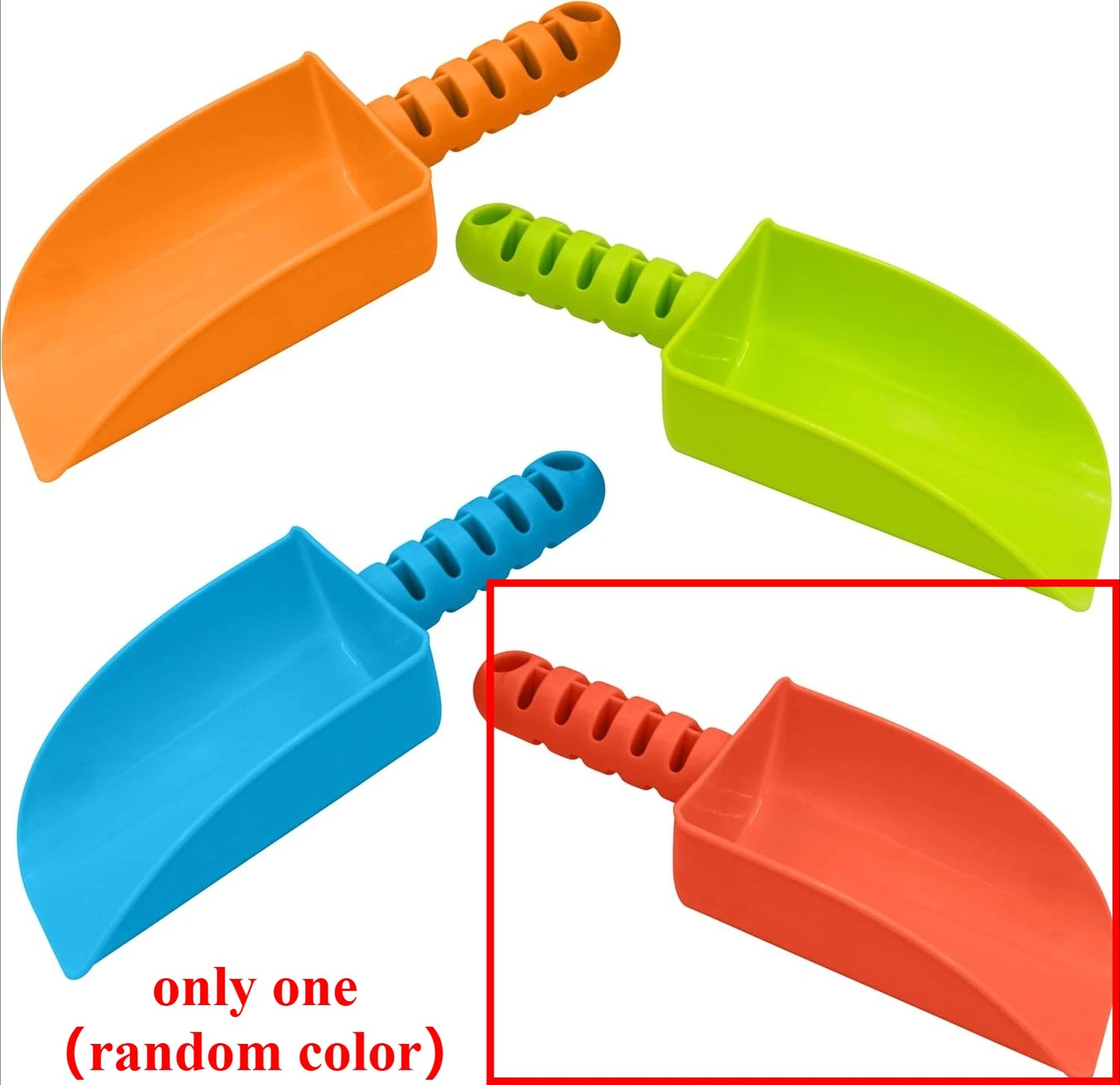 Kids Beach Sand Shovels Set – Plastic Sandbox Digging Toys