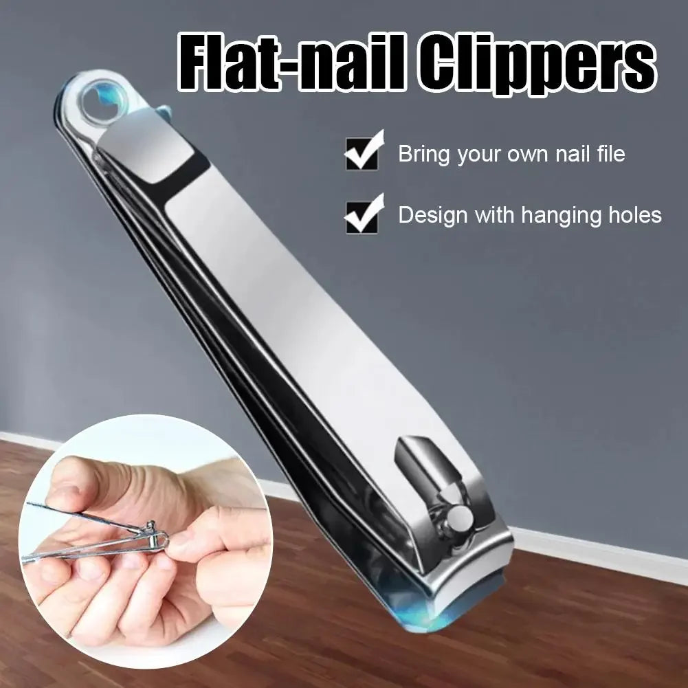 Premium Stainless Steel Nail Clipper Ultra Sharp Sturdy Fingernail & Toenail Clipper Cutter, Curved Edge Cutter Finger Nail Clip Peaceful Pleasures Health and Wellness