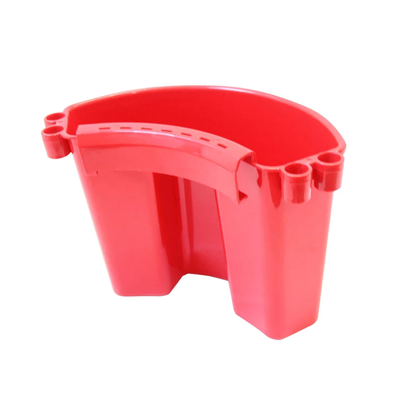 Hanging Bucket Special Tool Car Cleaning American Style Cars Wash Bucket Hold Brushes Store Wash Supplies Hang Buckets Peaceful Pleasures Health and Wellness red