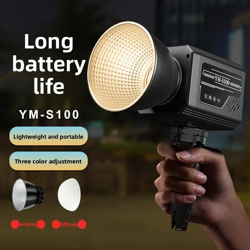 SHINEKNOT YM-S100 80W RGB COB LED Portable Photography Fill Light