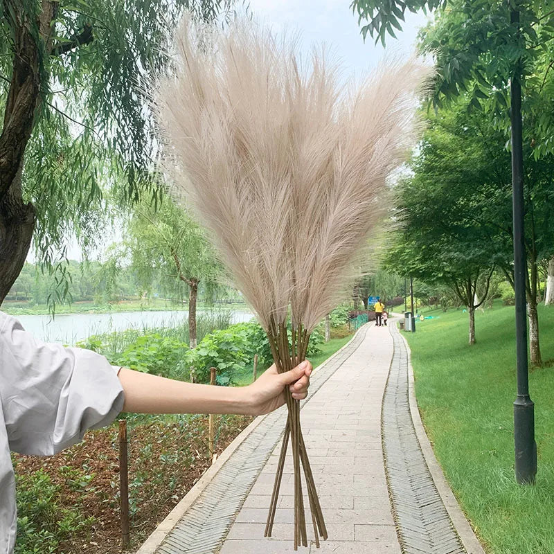 Large Silk Pampas Grass Artificial Flowers 100–120cm | Home & Wedding