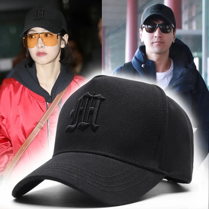 High Top Baseball Cap for Big Heads – Korean Style Knit Cap