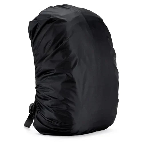 35L/60L Outdoor Camping Hiking Mountaineering Backpack Bag Waterproof Rain Cap Cover Peaceful Pleasures Health and Wellness black color
