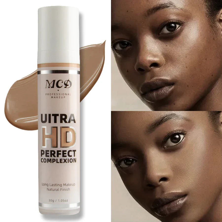 MCD 9-Shade Full Coverage Liquid Foundation | Natural Matte