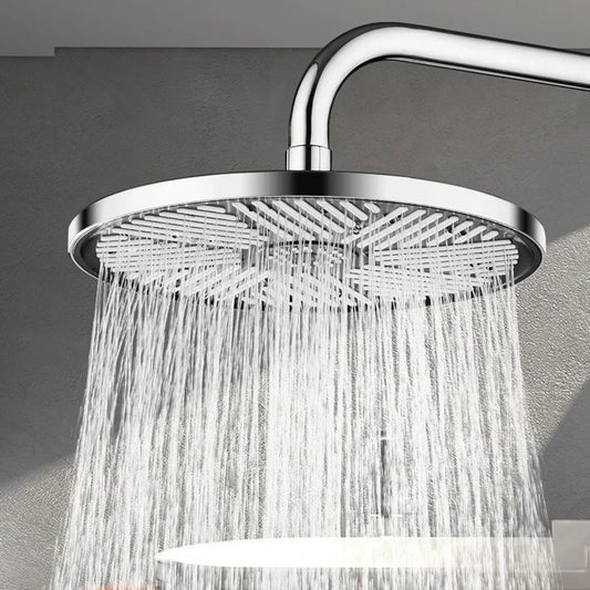 New 10 Inch Big Panel Rainfall Shower Head,High Pressure Shower Head,Water Saving,Top Rain Shower Faucet Bathroom Accessories Peaceful Pleasures Health and Wellness