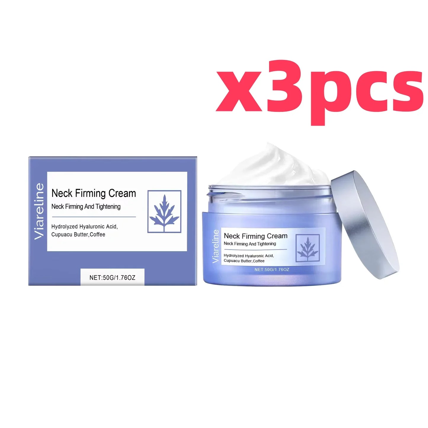 Viareline Firming Neck Cream – Lift, Smooth & Brighten Skin