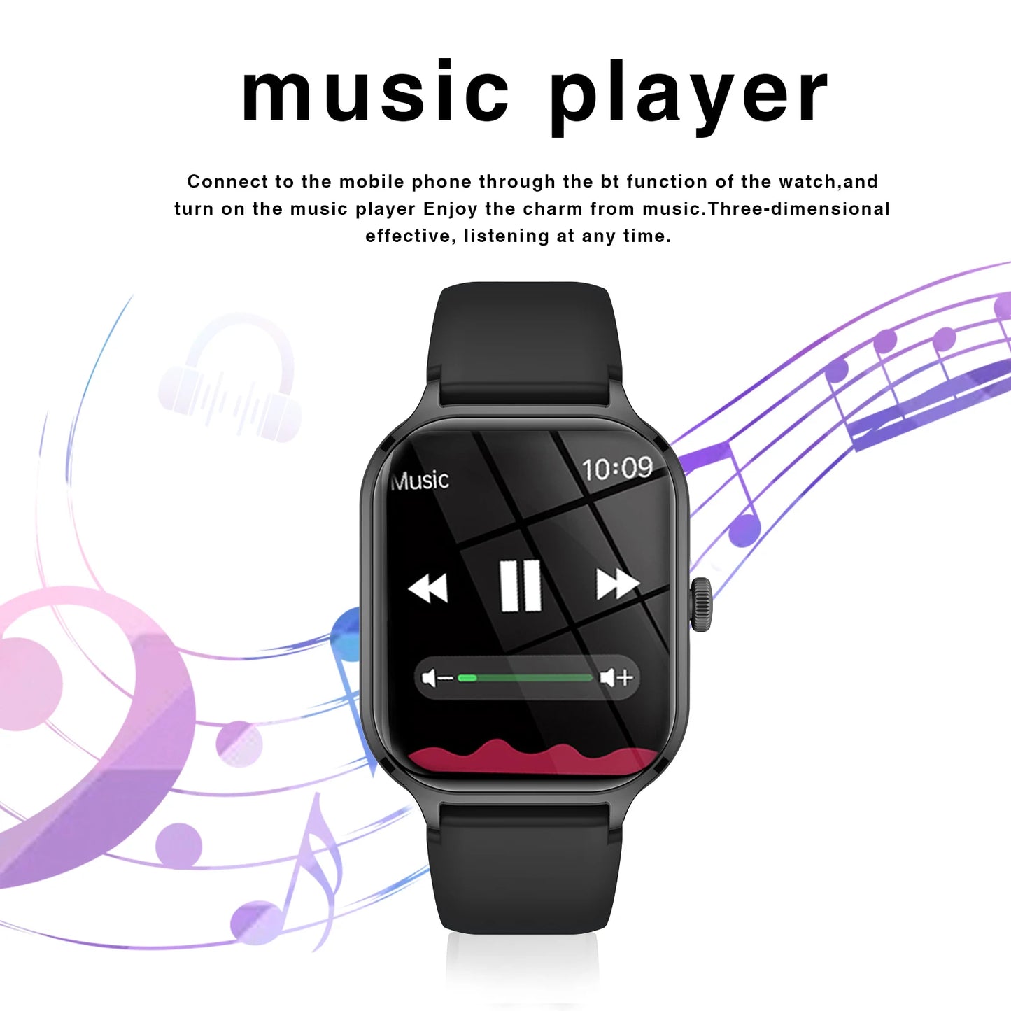 LOMAXFR Z49 1.44" Smart Watch | Wireless Calling, iOS & Android