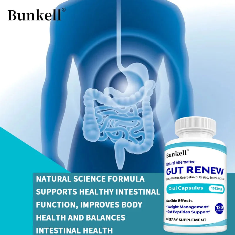 Bunkell Gut Health Supplement – Probiotic, Liver Detox & Immune Support