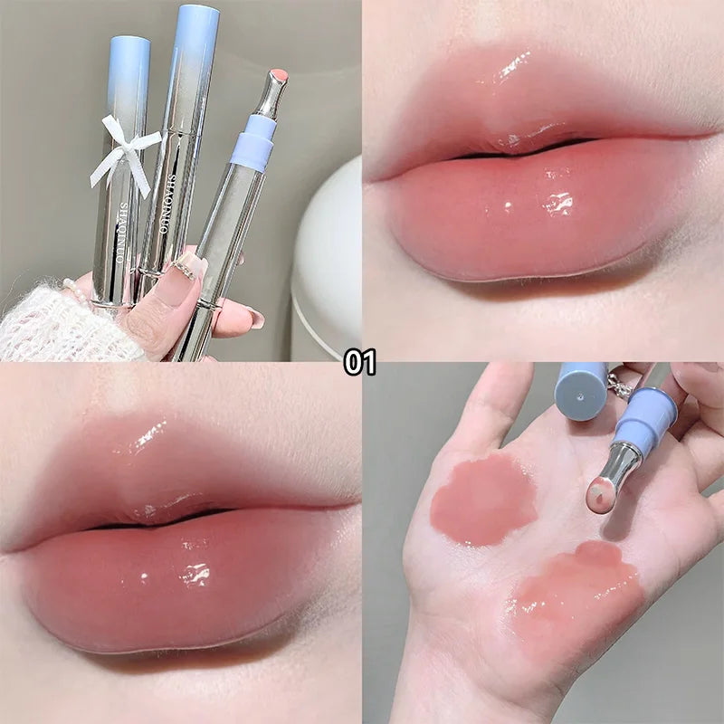 Mirror Watery Lip Gloss – Plumping Jelly Tint & Moisturizer