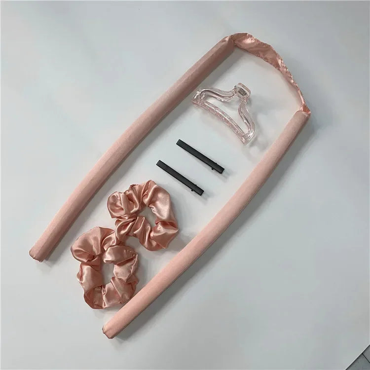 2sets Heatless Curling Rod, Hair Curlers Rollers, Hairstyling Accesorios, Sleep Hairdresser Set, Curly Hair Product, Flexi Rods Peaceful Pleasures Health and Wellness China Mainland as picture7