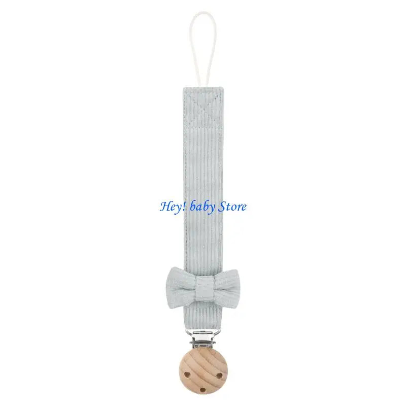 Bow Pacifier Chain Clip Holder – Safe Gift for Infants