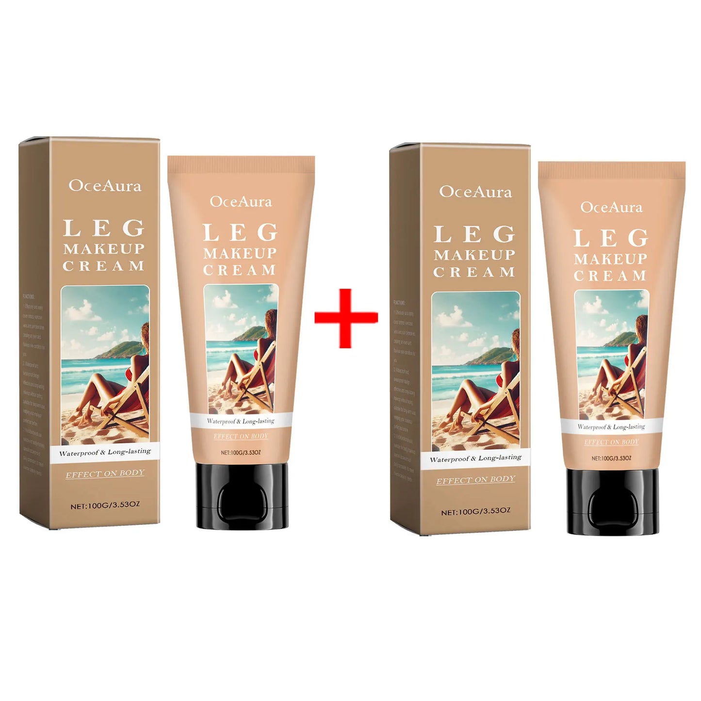 OceAura Leg Makeup Lotion – Waterproof Body Foundation