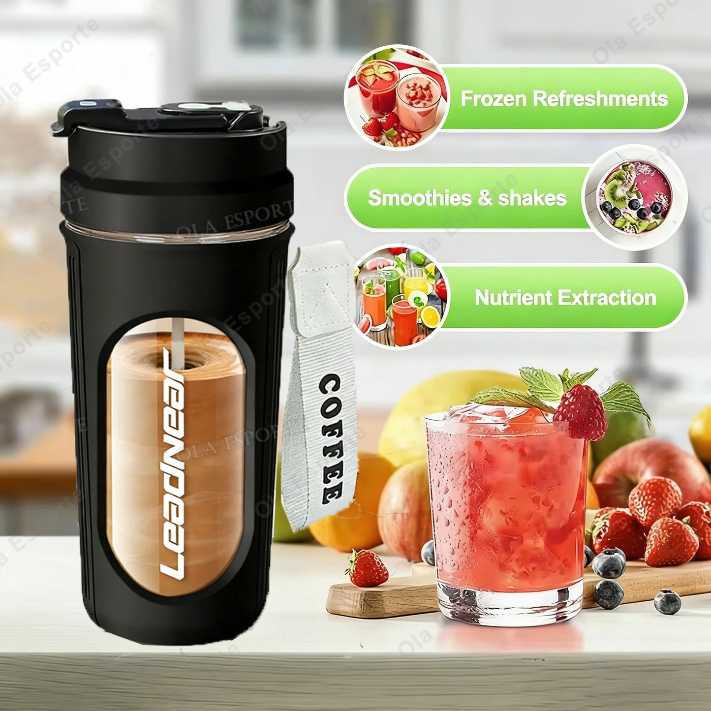 Electric Shaker Cup - Automatic Self-Mixing Cup Sports Protein Powder Shaker Cup with Electric Mixing Function Coffee Shaker Cup Peaceful Pleasures Health and Wellness