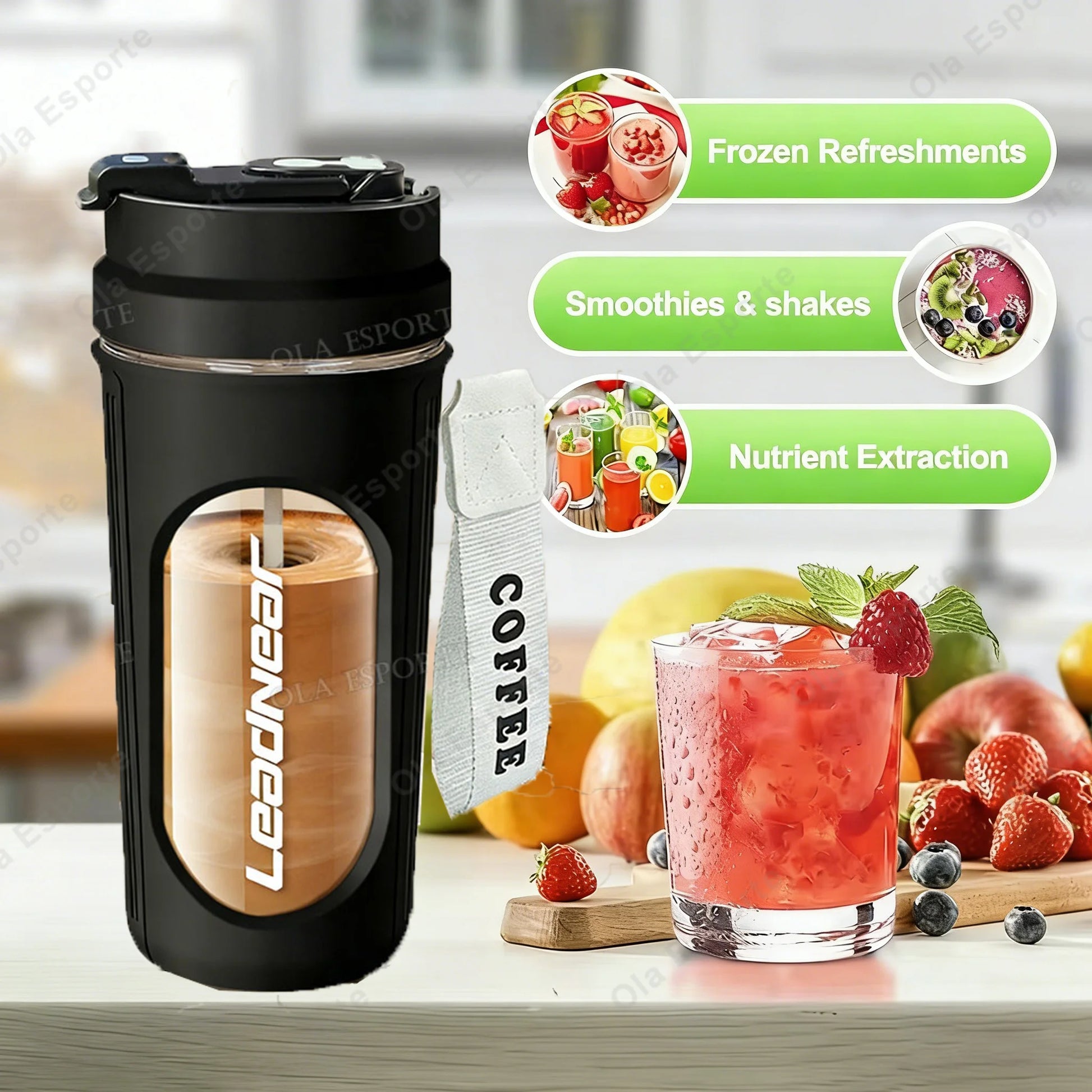 Electric Shaker Cup - Automatic Self-Mixing Cup Sports Protein Powder Shaker Cup with Electric Mixing Function Coffee Shaker Cup Peaceful Pleasures Health and Wellness