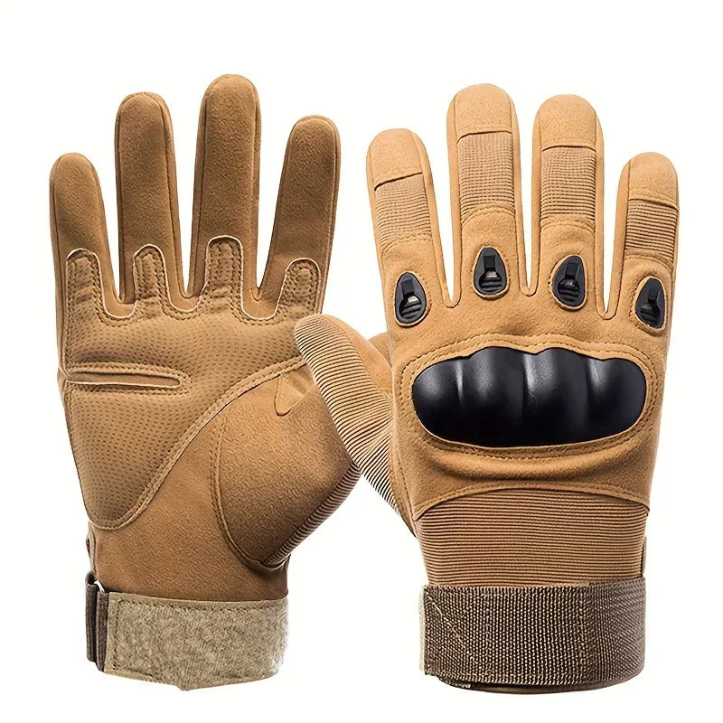 Men's Tactical Full Finger Gloves – Military Combat & Cycling