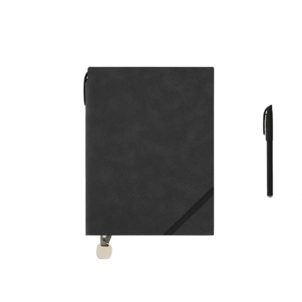 Multifunction 100sheets A5 Notebook Diary To Do List Meeting Minutes Book Stationery School Supplies Retro Notebook Girls Peaceful Pleasures Health and Wellness Black