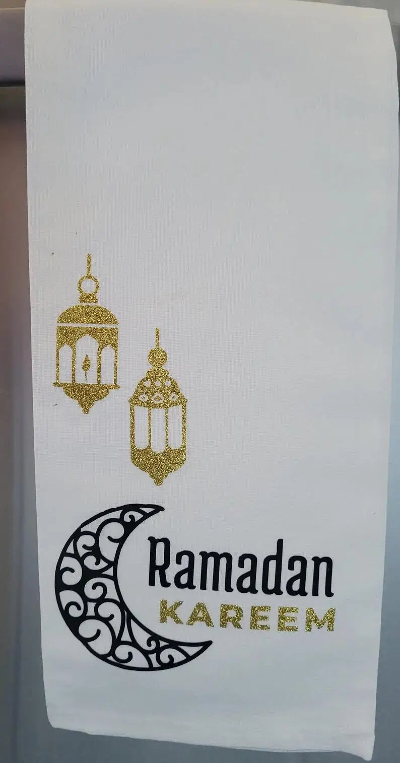 Eid Mubarak Ramadan Kitchen Towel | Islamic Muslim Gift Islamic Kitchen Towel Peaceful Pleasures Health and Wellness B