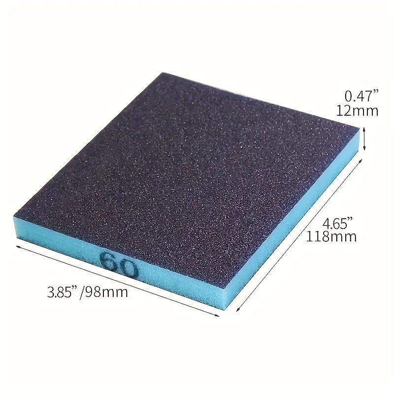 Sandpaper Sponge Coarse Sand Medium Fine Brick Suitable Metal Wood