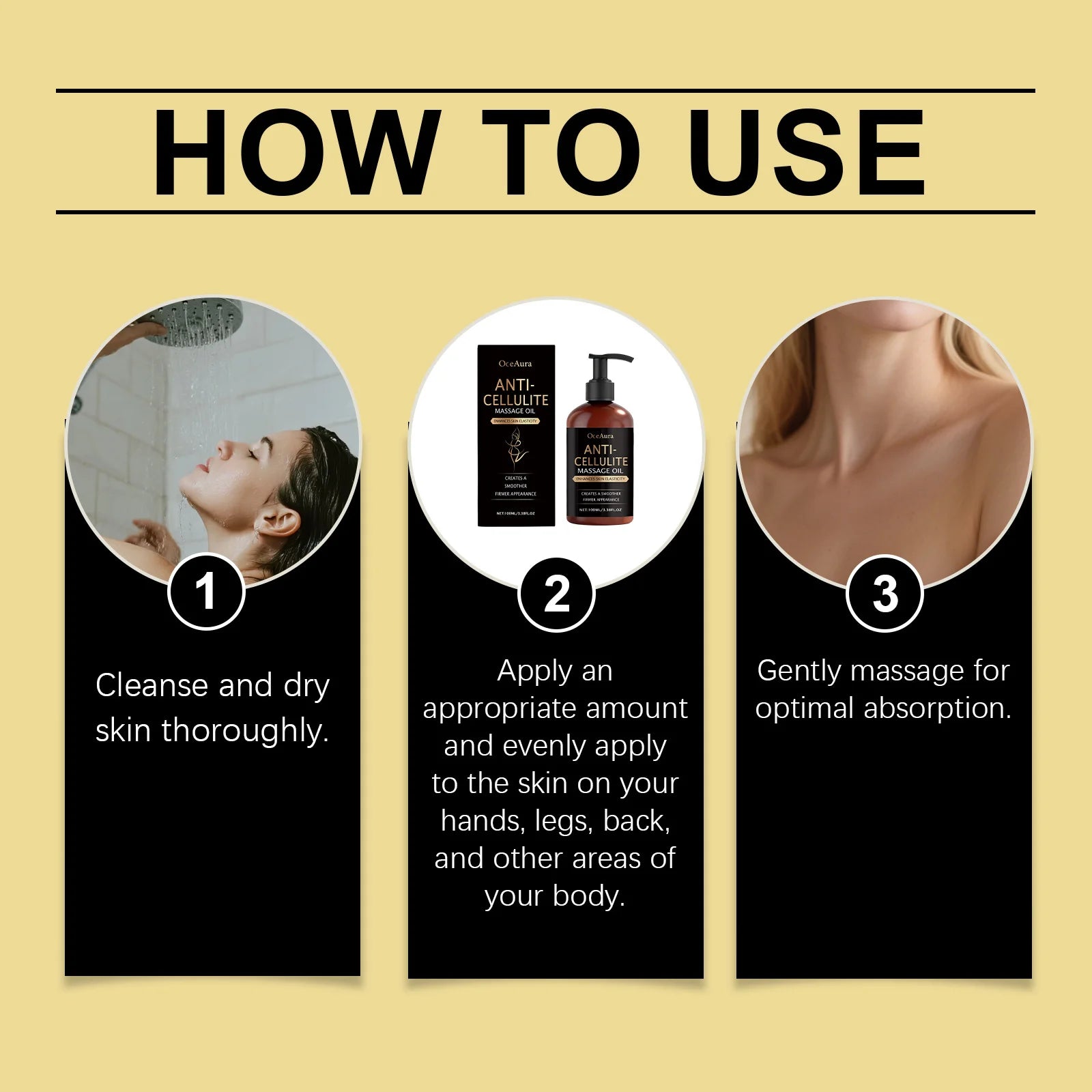 Body Firming Oil Anti Cellulite Improve Sagging Tightening Nourishing Dry Skin Brightening Body Hydrating Massage Essential Oil Peaceful Pleasures Health and Wellness