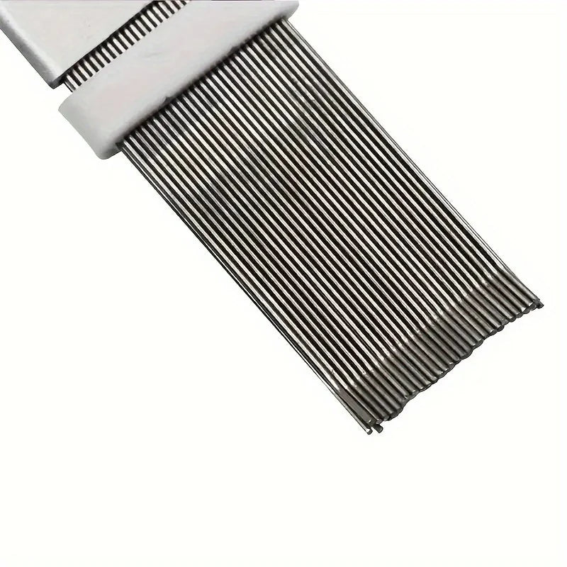 1-piece Air Conditioner Fin Cleaning Comb Stainless Steel Brush