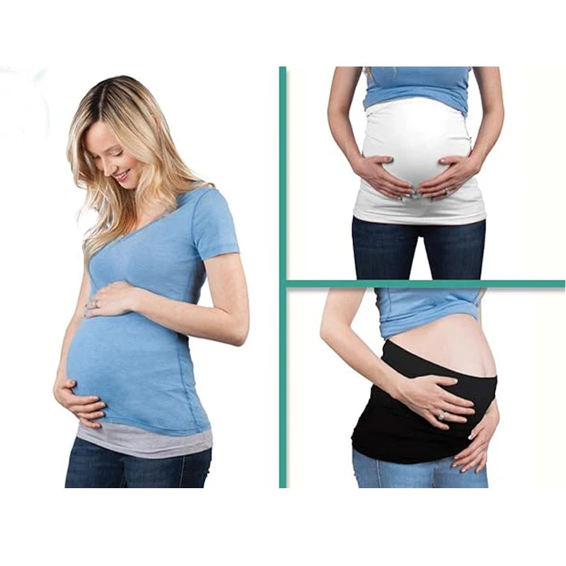 3packs/ Pregnancy Belly Bands Maternity & Postpartum Shirt Extender for All Stages of Pregnancy Corset Prenatal Care Shapewear Peaceful Pleasures Health and Wellness
