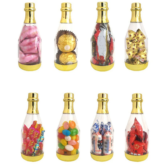 Champagne Bottle Candy Box | Wedding & Baby Shower Favor Party Favor Box Peaceful Pleasures Health and Wellness
