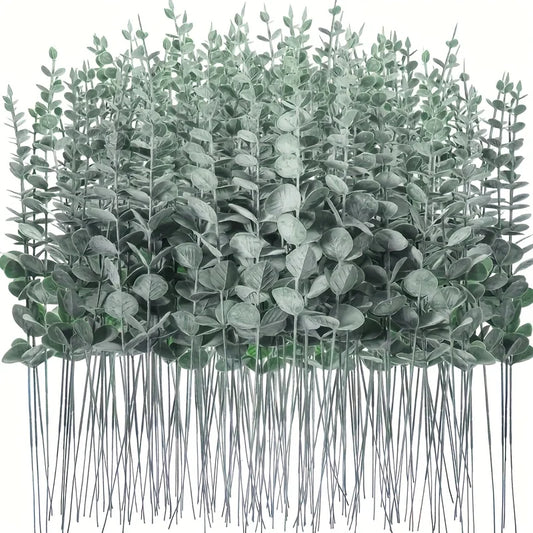 Artificial Eucalyptus Stems | Real Touch Faux Greenery Branches Artificial Greenery Stems Peaceful Pleasures Health and Wellness